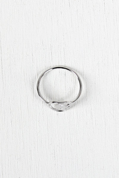 Moon and Stars Emblem Ring