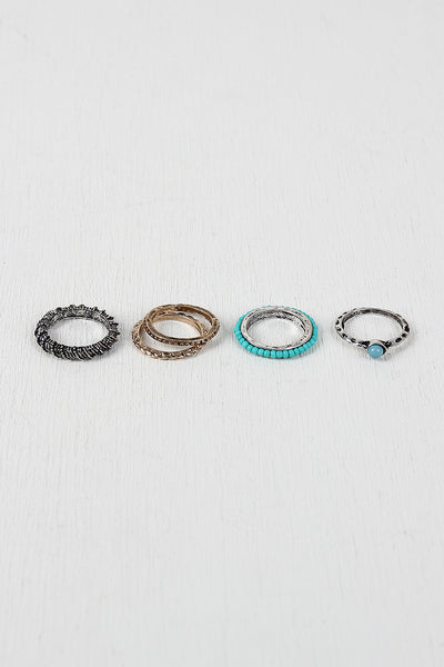 Wave Rings Set