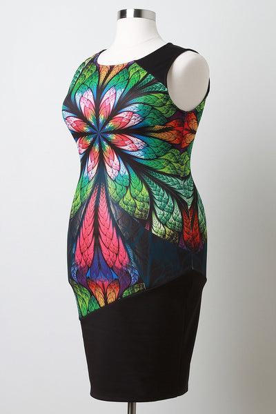 Plus Size Wheat Bodycon Dress