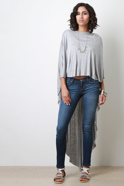 High-Low Poncho Top