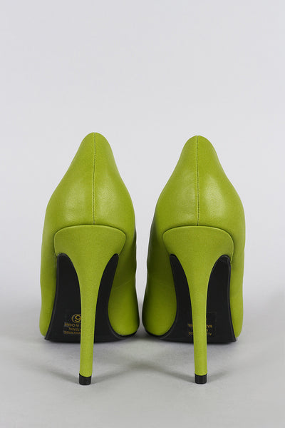 Delicious Simple Pointy Toe Stiletto Pump