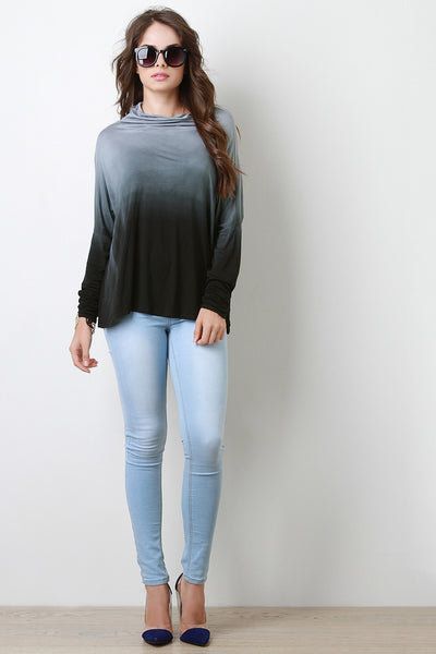 Dip Dye Boxy Cut Top