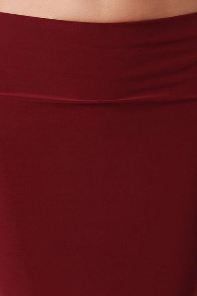Stretchy Midi Pencil Skirt