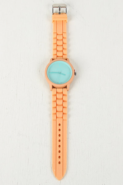 Two Tone Rubber Watch