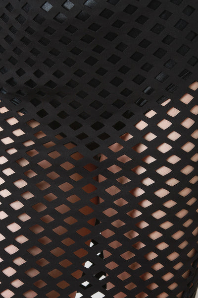 Diamond Laser Cut Pencil Skirt