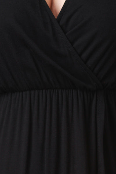 Surplice Asymmetrical Dress