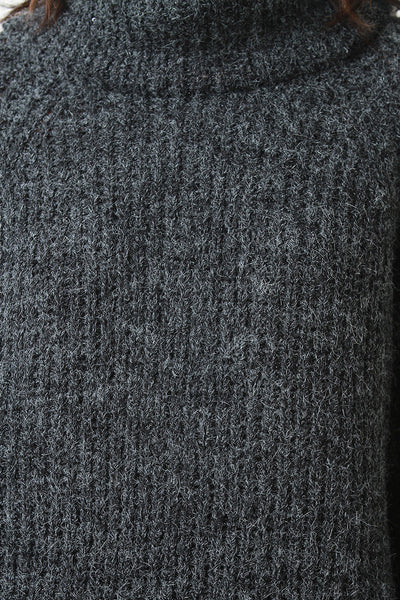 Turtleneck Shift Sweater Dress